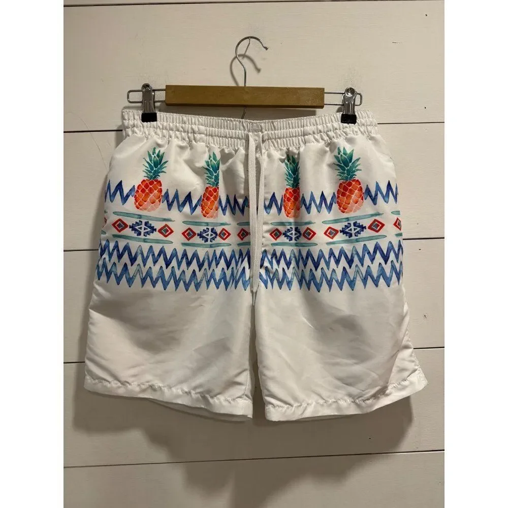 Chubbies Men's Pineapple Aztec Swim Trunks 7